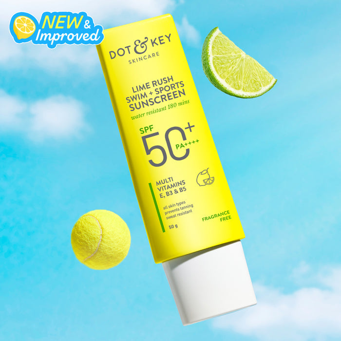 Dot & Key Swim + Sports Sunscreen SPF 50+ (Water Resistant) 50g
