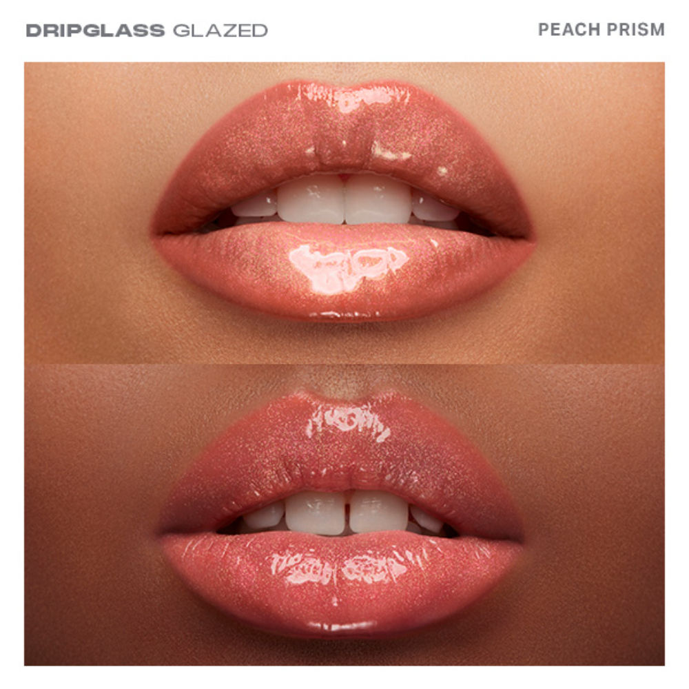 MORPHE Dripglass Glazed High Shine Lip Gloss - Peach Prism, 3.8ml