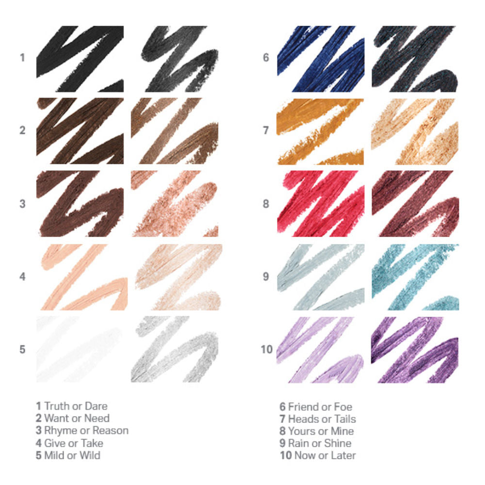 MORPHE Bi-liner Dual-ended Gel Eyepencil- Want Or Need Dark Brown/Shimmer Brown, 0.5g+0.5g