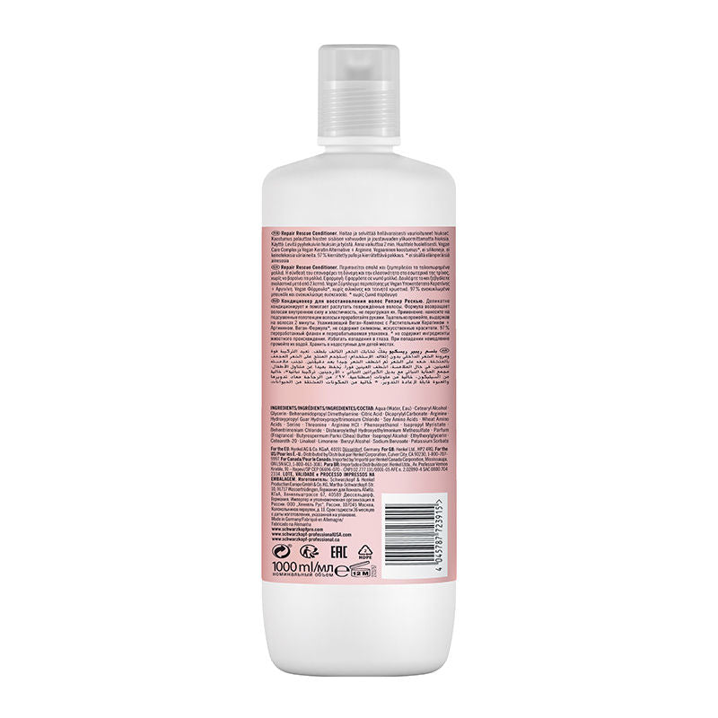 Schwarzkopf Professional Bonacure Repair Rescue Conditioner With Arginine, 1000ml Buy at Indicrest Image 14