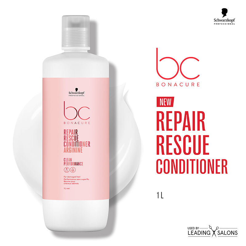 Schwarzkopf Professional Bonacure Repair Rescue Conditioner With Arginine, 1000ml Buy at Indicrest Image 2