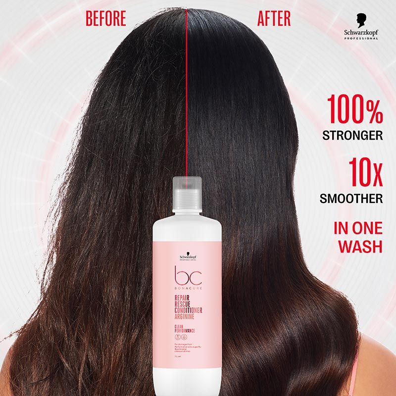 Schwarzkopf Professional Bonacure Repair Rescue Conditioner With Arginine, 1000ml Buy at Indicrest Image 8