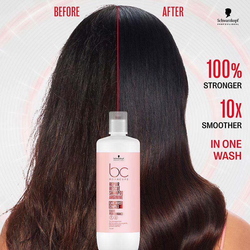 Schwarzkopf Professional Bonacure Repair Rescue Shampoo, 1000ml Buy at Indicrest Image 10