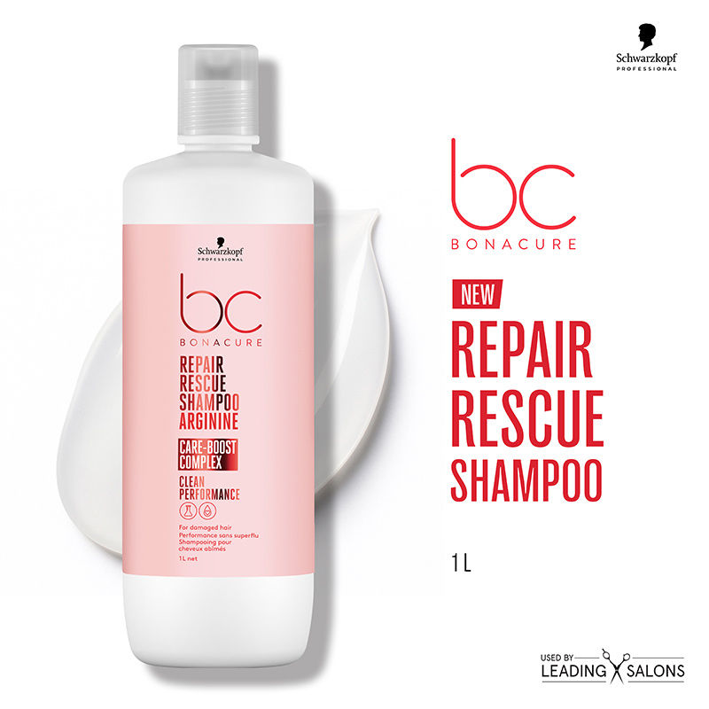 Schwarzkopf Professional Bonacure Repair Rescue Shampoo, 1000ml Buy at Indicrest Image 2