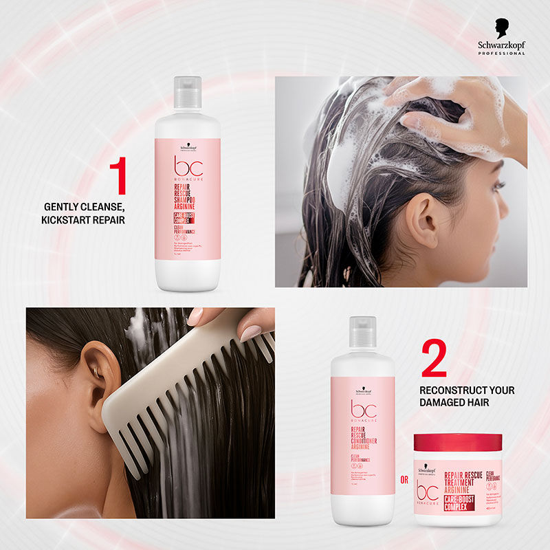 Schwarzkopf Professional Bonacure Repair Rescue Treatment, 450ml Buy at Indicrest Image 10