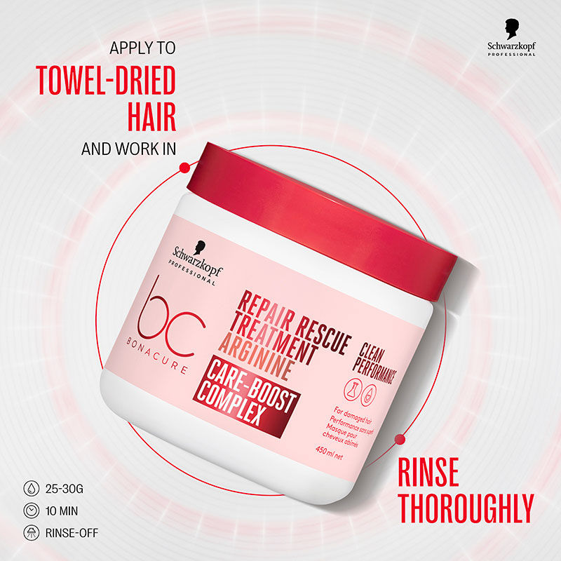 Schwarzkopf Professional Bonacure Repair Rescue Treatment, 450ml Buy at Indicrest Image 12