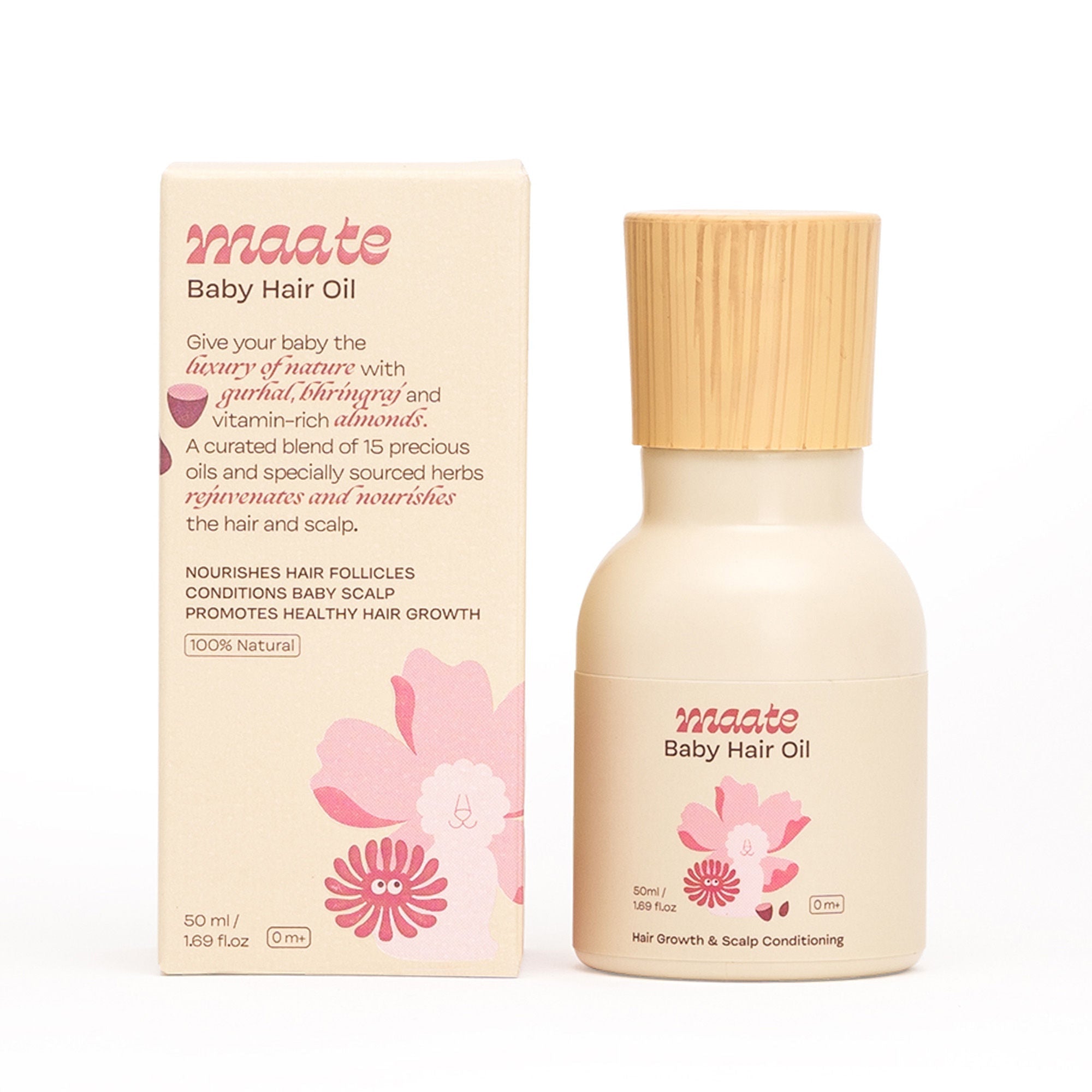 Maate Baby Hair Care Ritual Box, 3 pcs