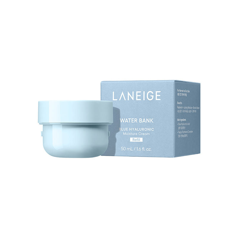 LANEIGE Water Bank Blue Hyaluronic Cream Moisturizer Refill, 50ml