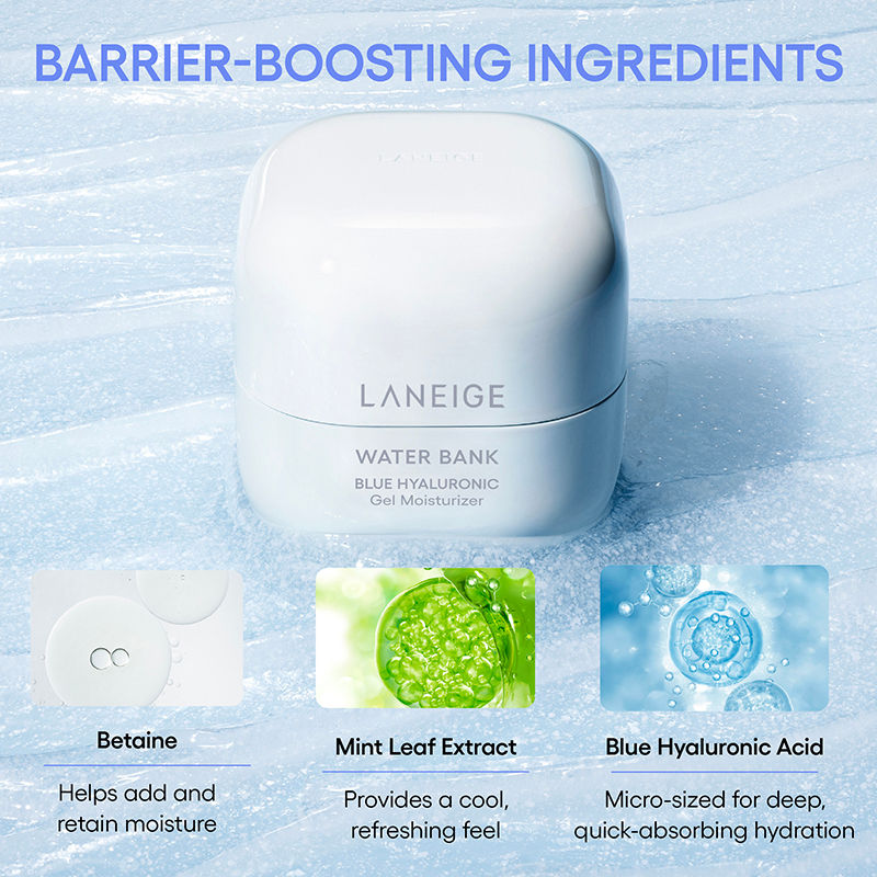 LANEIGE Water Bank Blue Hyaluronic Gel Moisturizer, 50ml