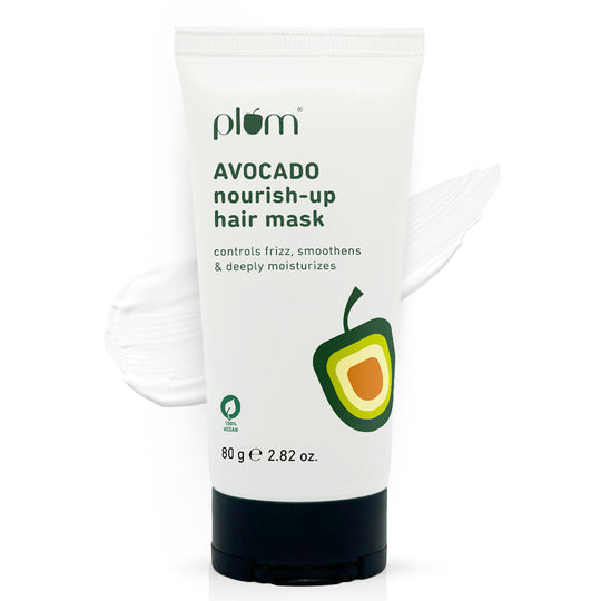 Plum Avocado Nourish-Up Hair Mask | Nourishes Hair | Retains Moisture, 80g Buy at Indicrest