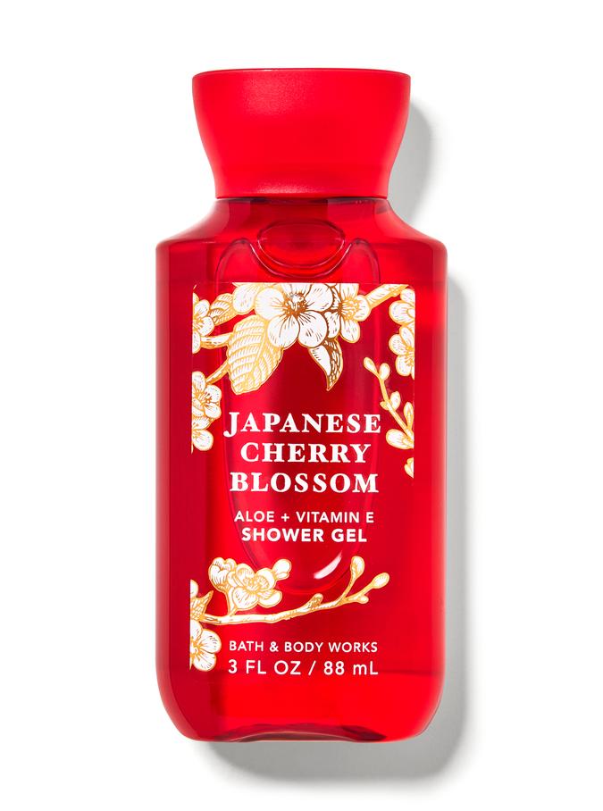 Bath & Body Works Japanese Cherry Blossom Travel Size Shower Gel, 88 ml / 3 fl oz