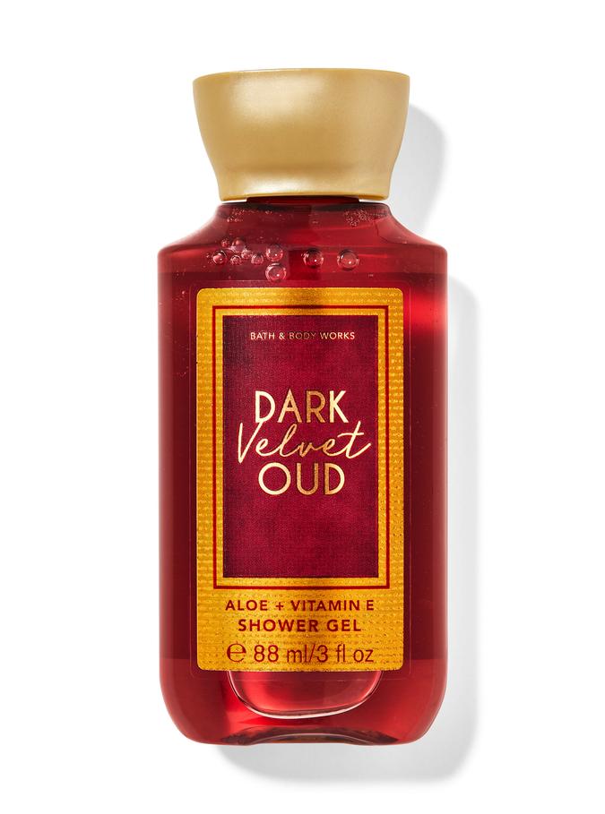 Bath & Body Works Dark Velvet Oud Travel Size Shower Gel, 88 ml / 3 fl oz