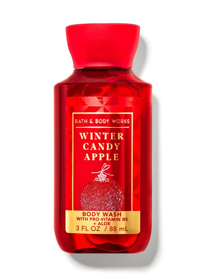 Bath & Body Works Winter Candy Apple Travel Size Moisturizing Body Wash, 88 ml / 3 fl oz