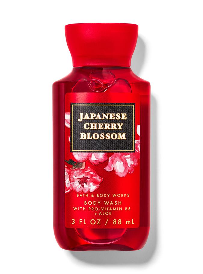 Bath & Body Works Japanese Cherry Blossom Travel Size Body Wash, 88 ml / 3 fl oz