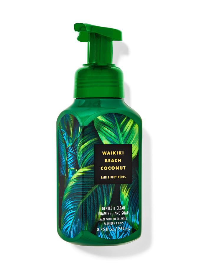 Bath & Body Works Waikiki Beach Coconut Gentle & Clean Foaming Hand Soap, 259 ml / 8.75 fl oz