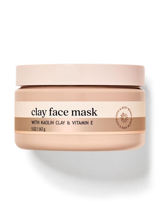 Bath & Body Works Clay Face Mask With Kaolin Clay + Bentonite Clay + Vitamin E, 142 g / 5 oz