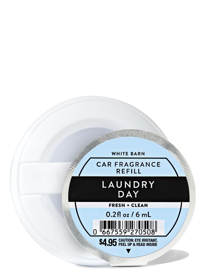 Bath & Body Works Laundry Day Car Fragrance Refill, 6 ml / 0.2 fl oz