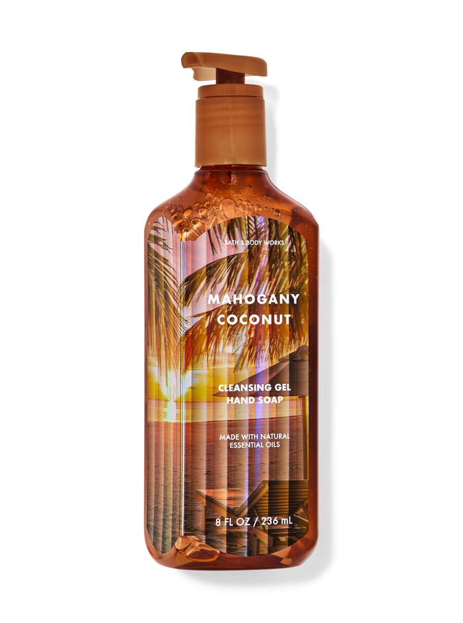 Bath & Body Works Mahogany Coconut Cleansing Gel Hand Soap, 236 ml / 8 fl oz