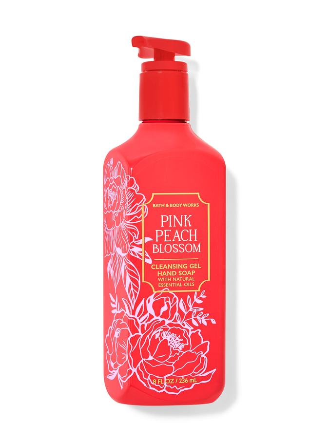 Bath & Body Works Pink Peach Blossom Cleansing Gel Hand Soap, 236 ml / 8 fl oz