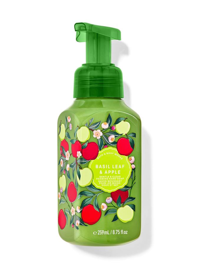 Bath & Body Works Basil Leaf & Apple Gentle & Clean Foaming Hand Soap, 259 ml / 8.75 fl oz