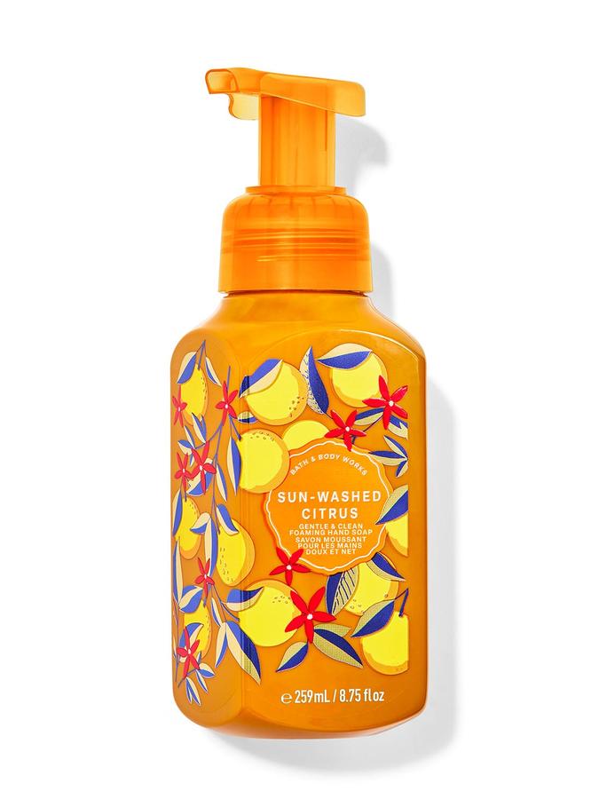 Bath & Body Works Sun-Washed Citrus Gentle & Clean Foaming Hand Soap, 259 ml / 8.75 fl oz