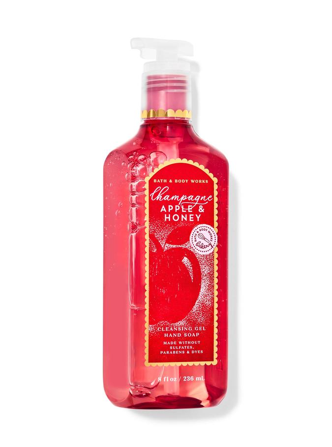 Bath & Body Works Champagne Apple & Honey Cleansing Gel Hand Soap, 236 ml / 8 fl oz