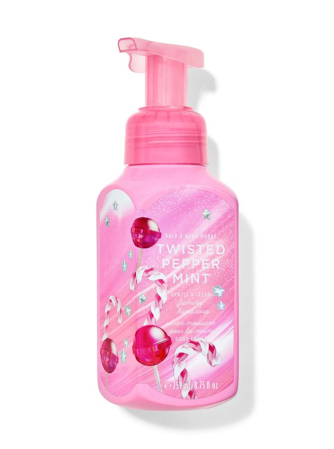 Bath & Body Works Twisted Peppermint Gentle & Clean Foaming Hand Soap, 259 ml / 8.75 Fl oz