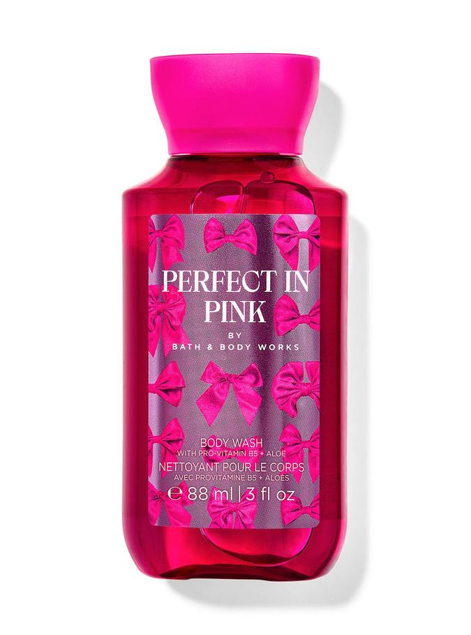 Bath & Body Works Perfect In Pink Travel Size Body Wash, 88 ml / 3 fl oz