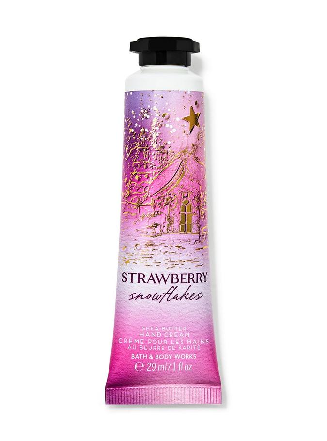 Bath & Body Works Strawberry Snowflakes Hand Cream, 29 ml / 1 fl oz