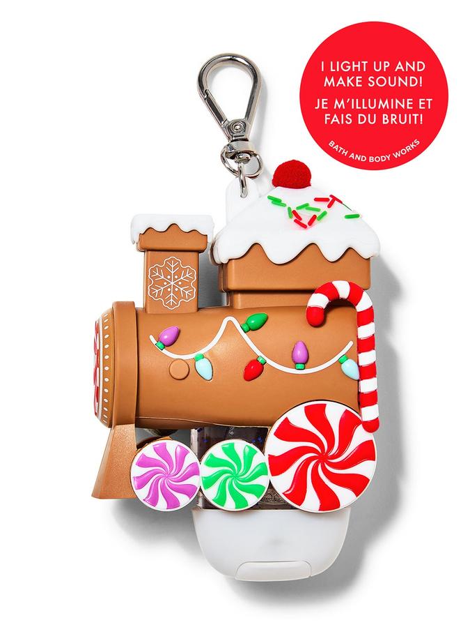 Bath & Body Works Light-up and Sound-making Gingerbread Train PocketBac Holder, 1 pcs