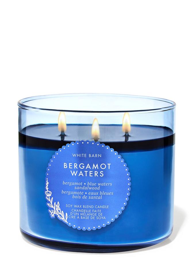 Bath & Body Works Bergamot Waters 3-Wick Candle, 411 g/ 14.5 oz Buy at Indicrest
