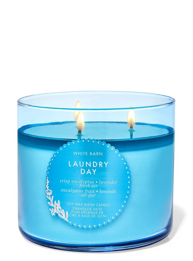 Bath & Body Works Laundry Day 3-Wick Candle, 411 g / 14.5 oz