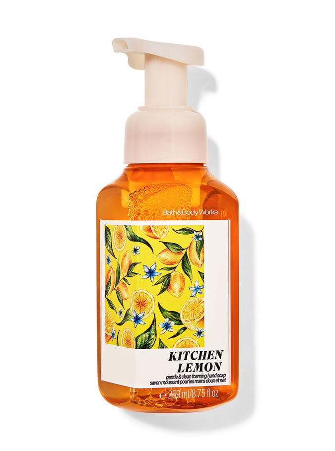 Bath & Body Works Kitchen Lemon Gentle & Clean Foaming Hand Soap, 259 ml / 8.75 Fl oz