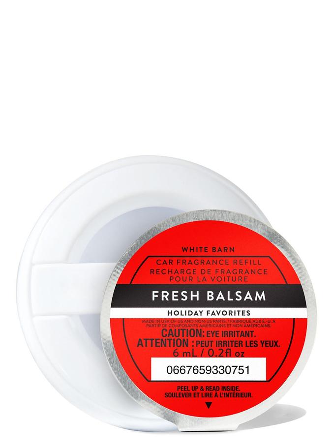 Bath & Body Works Fresh Balsam Car Fragrance Refill, 6 ml / 0.2 fl oz