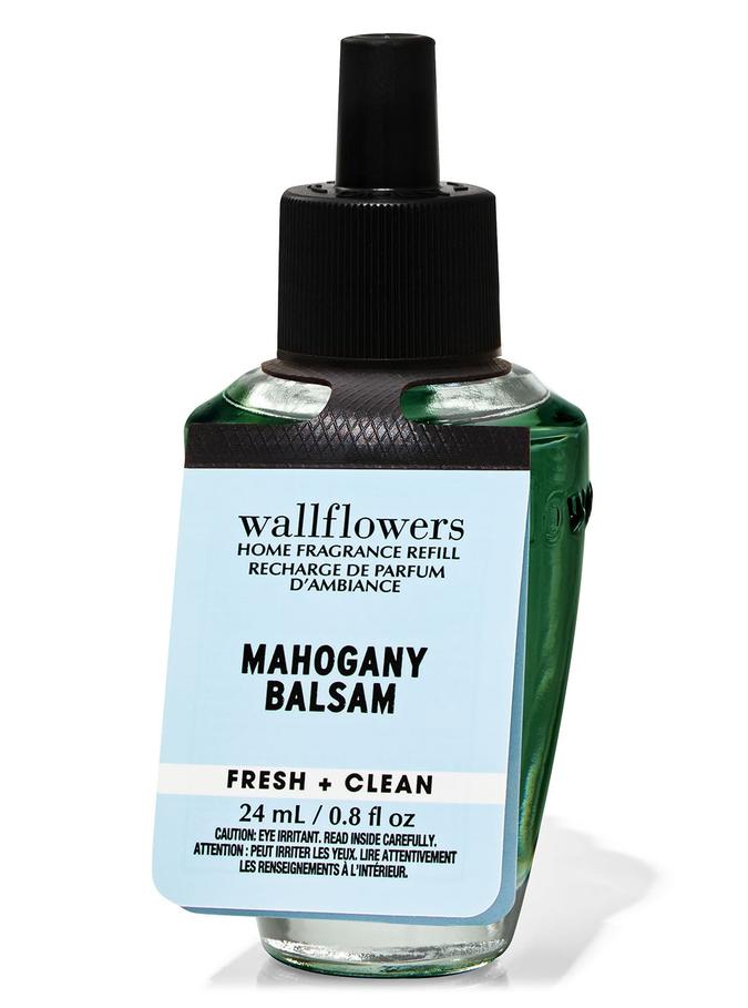 Bath & Body Works Mahogany Balsam Wallflowers Fragrance Refill, 24 ml / 0.8 fl oz