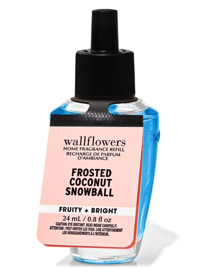 Bath & Body Works Frosted Coconut Snowball Wallflowers Fragrance Refill, 24 ml / 0.8 fl oz