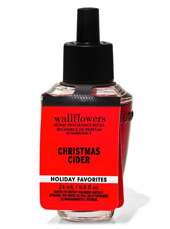 Bath & Body Works Christmas Cider Wallflowers Fragrance Refill, 24 ml / 0.8 fl oz