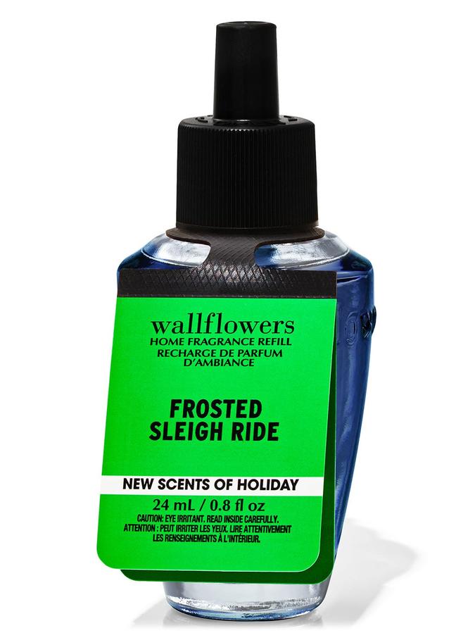 Bath & Body Works Frosted Sleigh Ride Wallflowers Fragrance Refill, 24 ml / 0.8 fl oz
