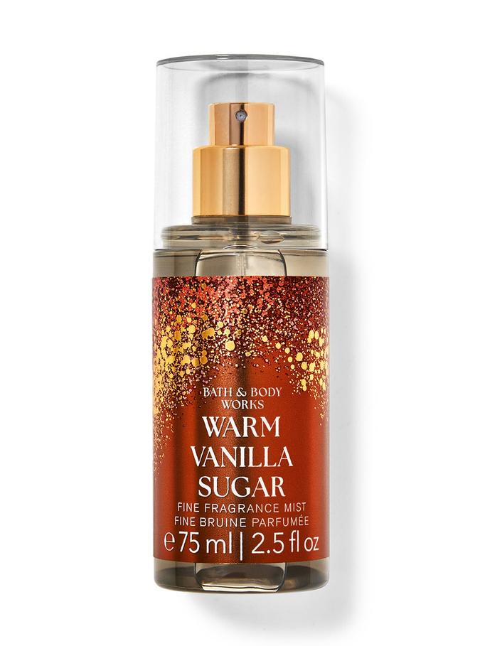 Bath & Body Works Warm Vanilla Sugar Travel Size Fine Fragrance Mist, 75 ml / 2.5 fl oz