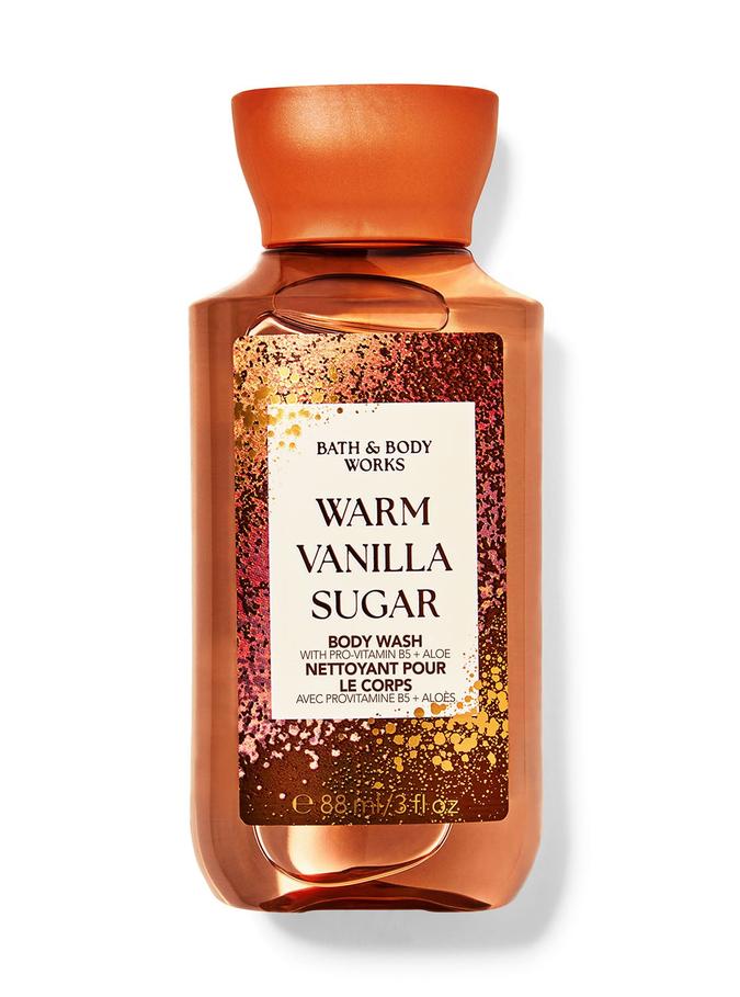 Bath & Body Works Warm Vanilla Sugar Travel Size Body Wash, 88 ml / 3 fl oz