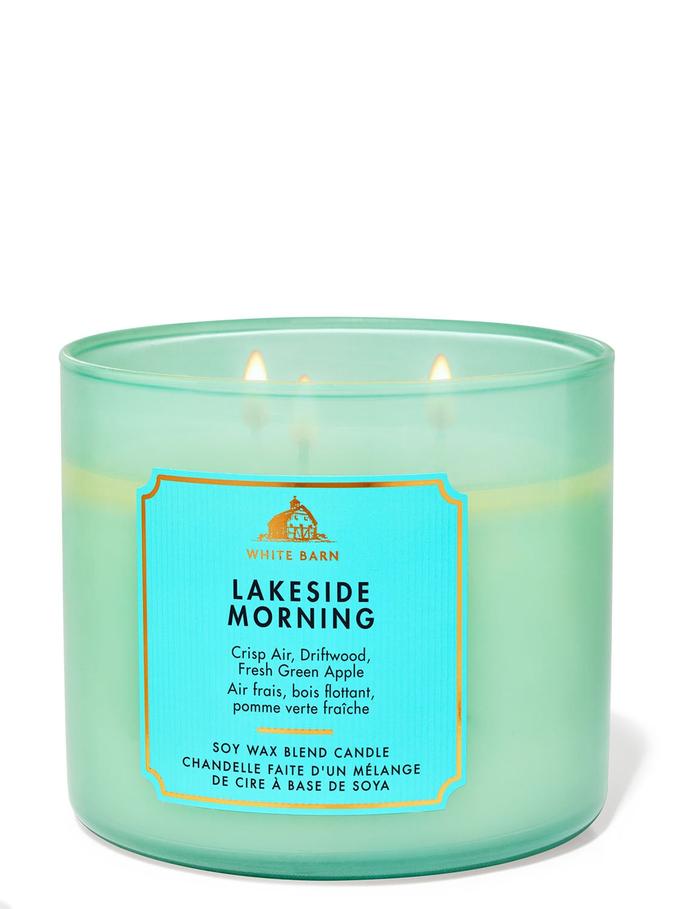 Bath & Body Works Lakeside Morning 3-Wick Candle, 411 g/ 14.5 oz