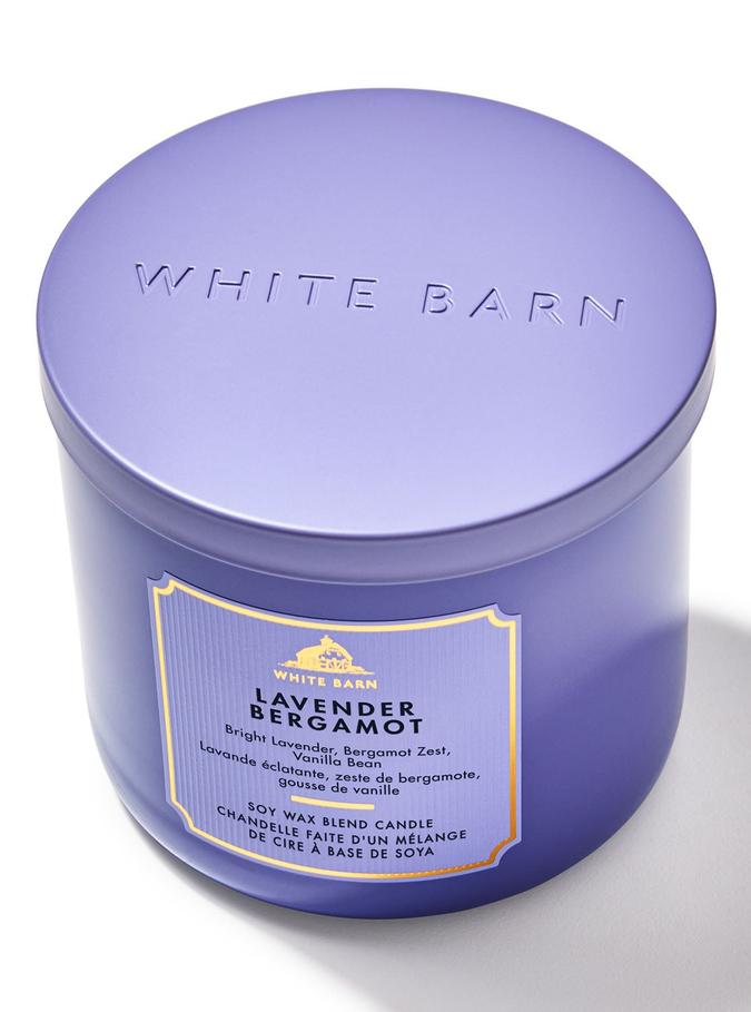 Bath & Body Works Lavender Bergamot 3-Wick Candle, 411 g/ 14.5 oz