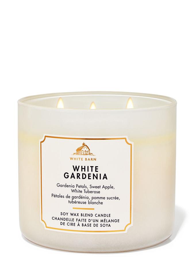 Bath & Body Works White Gardenia 3-Wick Candle, 411 g/ 14.5 oz