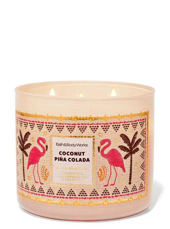 Bath & Body Works Coconut Pina Colada 3-Wick Candle, 411 g/ 14.5 oz
