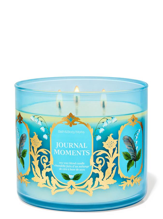 Bath & Body Works Journal Moments 3-Wick Candle, 411 g/ 14.5 oz