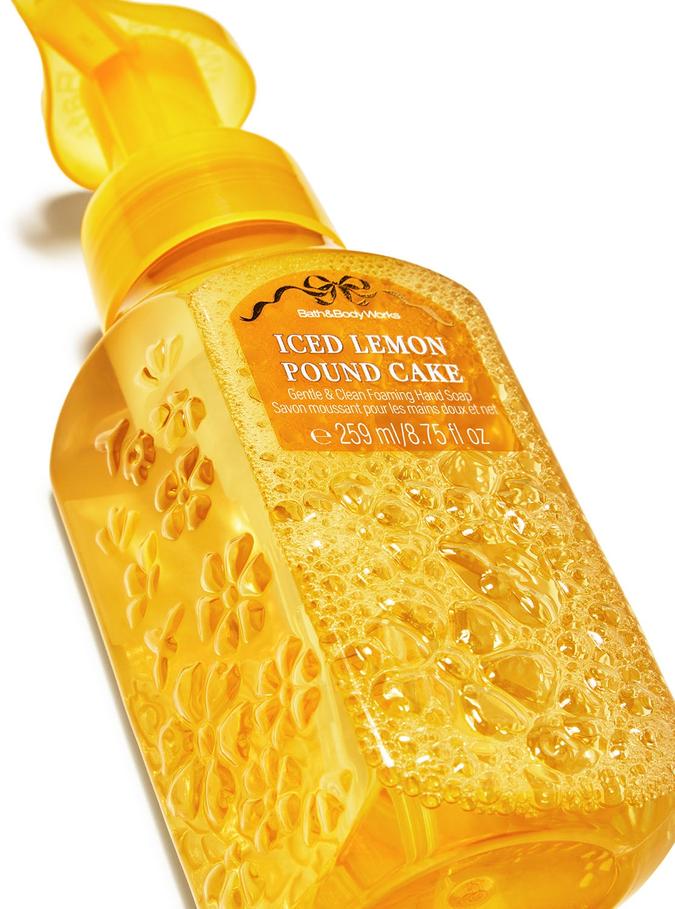 Bath & Body Works Iced Lemon Pound Cake Gentle & Clean Foaming Hand Soap, 259 ml / 8.75 fl oz Buy at Indicrest Image 2