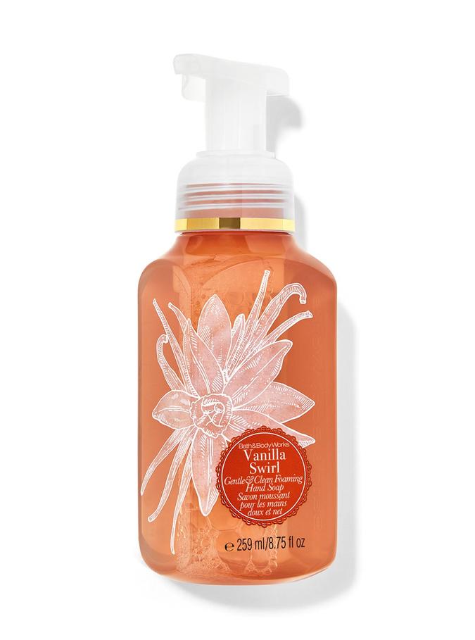Bath & Body Works Vanilla Swirl Gentle & Clean Foaming Hand Soap, 259 ml / 8.75 fl oz
