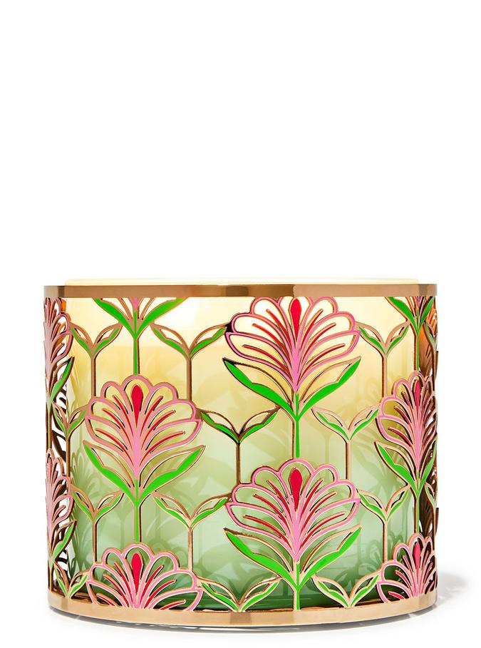 Bath & Body Works Lotus Flower 3-Wick Candle Holder, 1 pcs