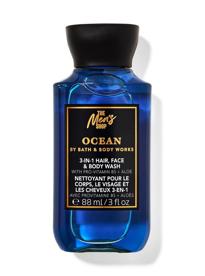 Bath & Body Works Ocean Travel Size Body Wash, 88 ml / 3 fl oz