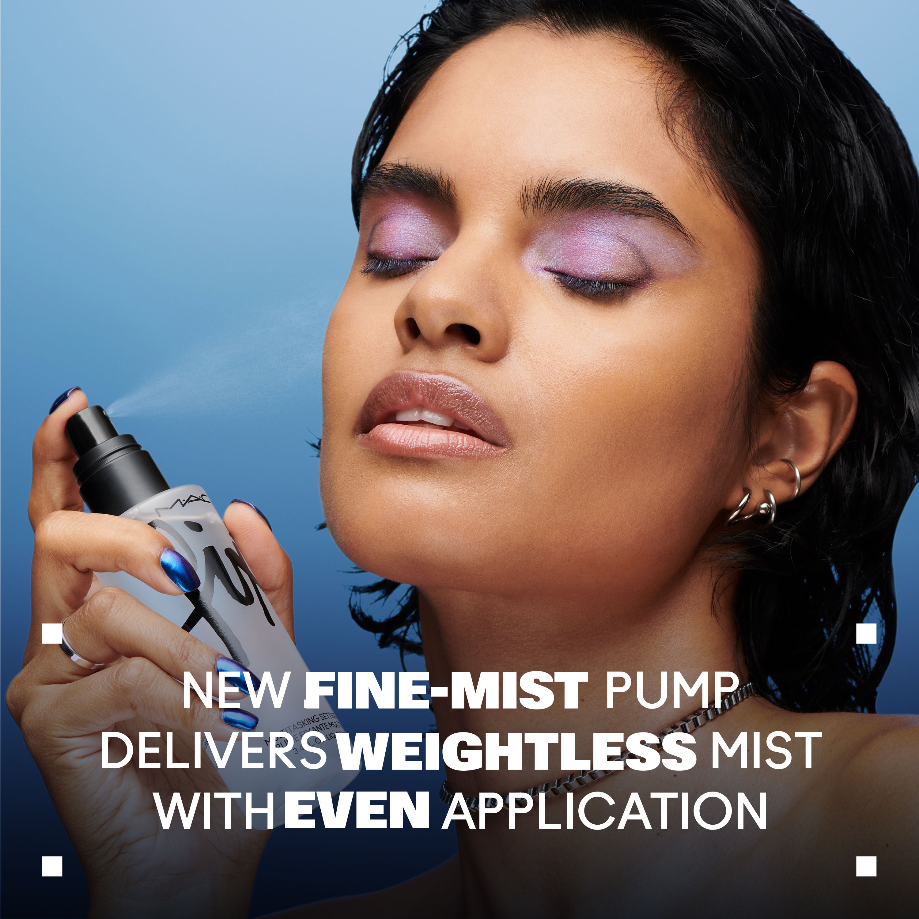 M.A.C Mini Prep + Prime Fix+ (Alcohol Free) Setting Spray - Origil (Makeup Fixer) With Green Tea, 30ml Buy at Indicrest Image 2